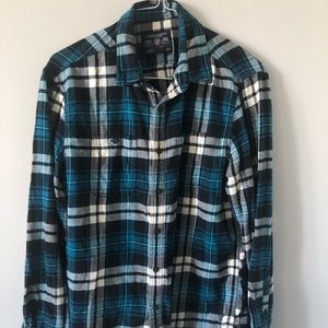 American Eagle Blue Flannel